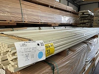 Meranti glaslatten gegrond 16x35mm, lengte 490cm (252x) - afbeelding 2 van  4