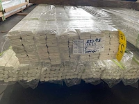 Meranti glaslatten (opdeklatten) gegrond 12x32mm, lengte 490cm (100x) - afbeelding 3 van  4