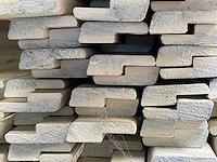Meranti glaslatten (opdeklatten) gegrond 9x32mm, lengte 245cm (260x) - afbeelding 4 van  4