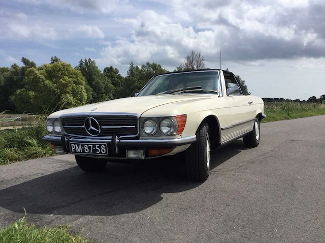 Mercedes - cabriolet - 350sl - oldtimer - afbeelding 1 van  22