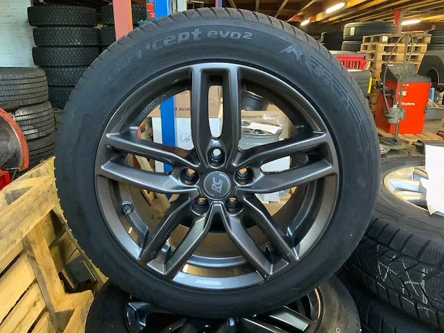 Mercedes - rc design rc29 - velg met winterbanden (4x) - afbeelding 1 van  8