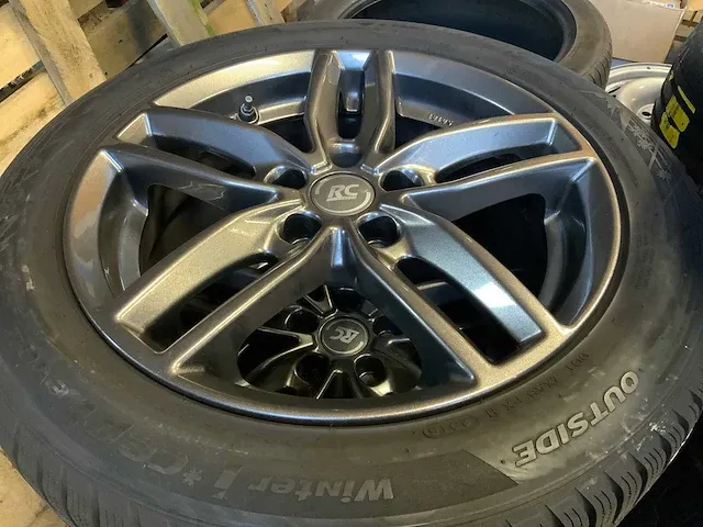 Mercedes - rc design rc29 - velg met winterbanden (4x) - afbeelding 4 van  8