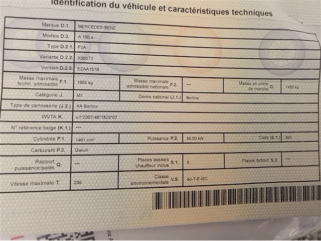Mercedes a180, 2019 - afbeelding 19 van  33