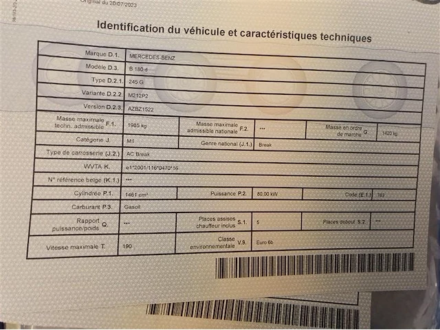 Mercedes b180, 2017 - afbeelding 16 van  31