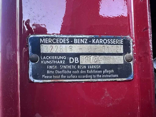 Mercedes benz - 1962 - bl 328.48 - vrachtwagen - afbeelding 12 van  14