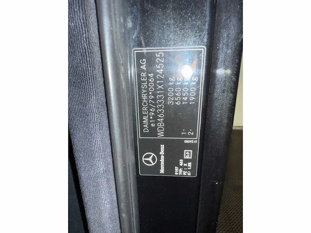 Mercedes-benz - g-klasse - 400 - v8 - bedrijfswagen - 2001 - afbeelding 25 van  35