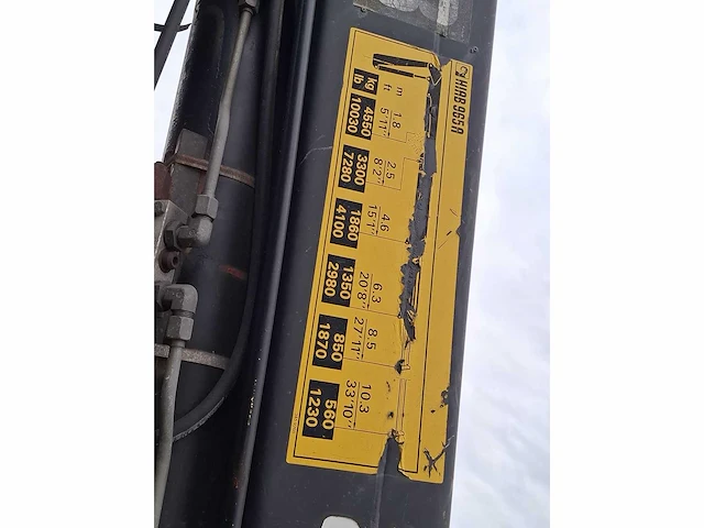 Mercedes benz - unimog - u1700 + hiab kraan - bedrijfswagen - afbeelding 7 van  18
