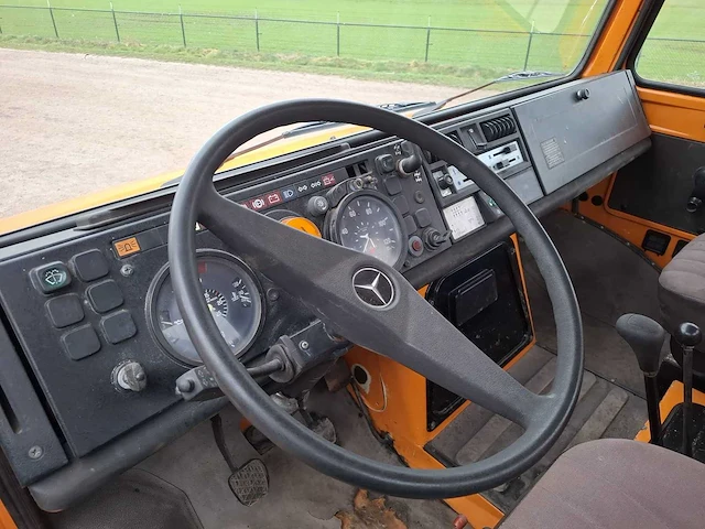 Mercedes benz - unimog - u1700 + hiab kraan - bedrijfswagen - afbeelding 13 van  18