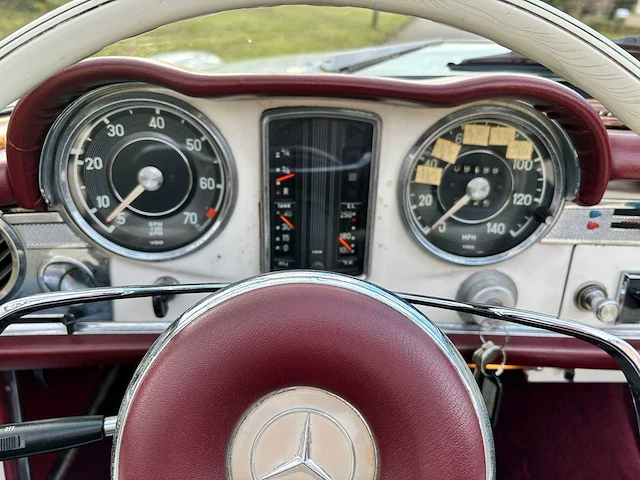 Mercedes-benz - w113 - 230 sl - pagode - oldtimer - uniek - afbeelding 3 van  30
