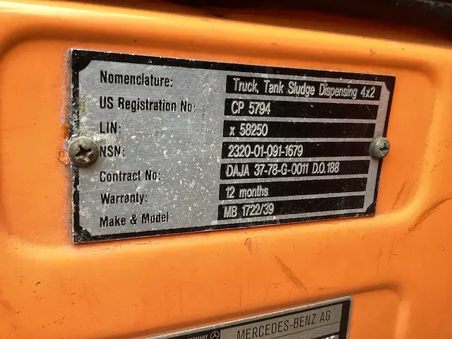 Mercedes-benz 1722 vrachtwagen - afbeelding 6 van  24