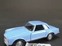 Mercedes-benz 230sl (1963) blauw schaal 1:34-39. die-cast metaal schaalmodel. - afbeelding 1 van  5