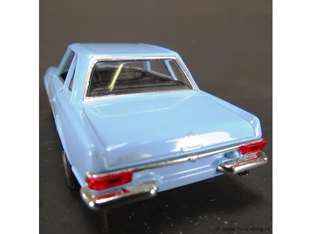Mercedes-benz 230sl (1963) blauw schaal 1:34-39. die-cast metaal schaalmodel. - afbeelding 3 van  5
