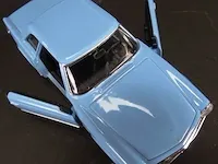 Mercedes-benz 230sl (1963) blauw schaal 1:34-39. die-cast metaal schaalmodel. - afbeelding 5 van  5