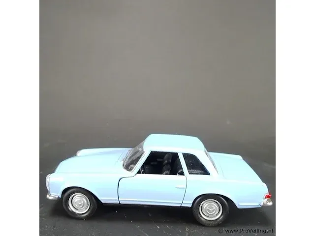 Mercedes-benz 230sl (1963) blauw - afbeelding 2 van  5