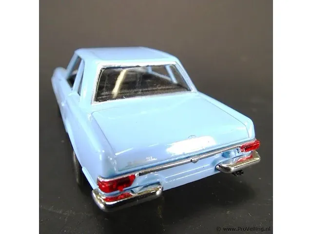 Mercedes-benz 230sl (1963) blauw - afbeelding 3 van  5
