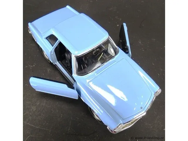 Mercedes-benz 230sl (1963) blauw - afbeelding 5 van  5