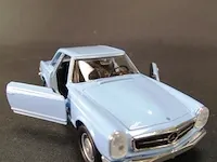 Mercedes-benz 230sl (1963) blauw - afbeelding 4 van  5