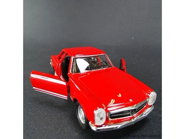 Mercedes-benz 230sl (1963) rood - afbeelding 4 van  5