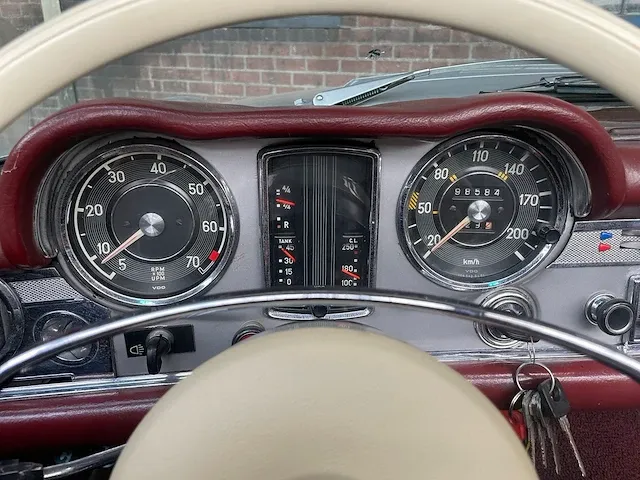 Mercedes-benz 280sl pagode w113 185pk 1970 sl-klasse, gt-72-kx - afbeelding 29 van  50