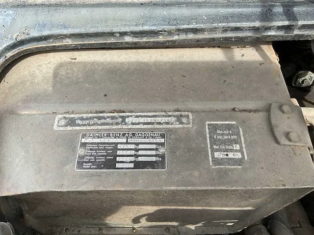 Mercedes-benz 404/114 unimog - afbeelding 13 van  13