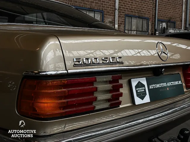 Mercedes-benz 500 sec 241pk 1981, 91-tl-bp - afbeelding 9 van  46