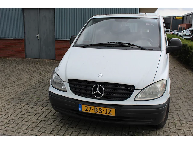 Mercedes-benz 639 vito 111 cdi metkenteken 27-bs-jz. datum eerste toelating 17-3-2005. apk vervaldatumper 1... - afbeelding 1 van  16