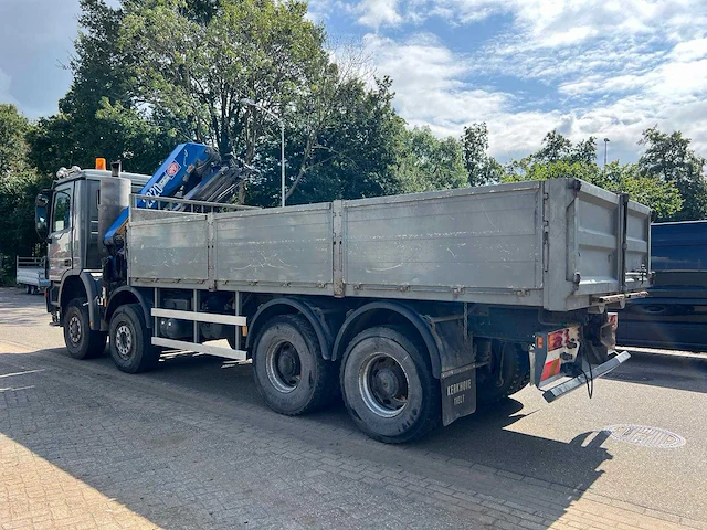 Mercedes-benz actros 4141k 8x6 vrachtwagen met hmf autolaadkraan - afbeelding 3 van  26