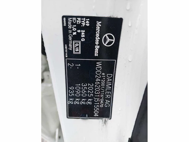Mercedes-benz b-klasse 220 d ambition , tp-847-d - afbeelding 10 van  18