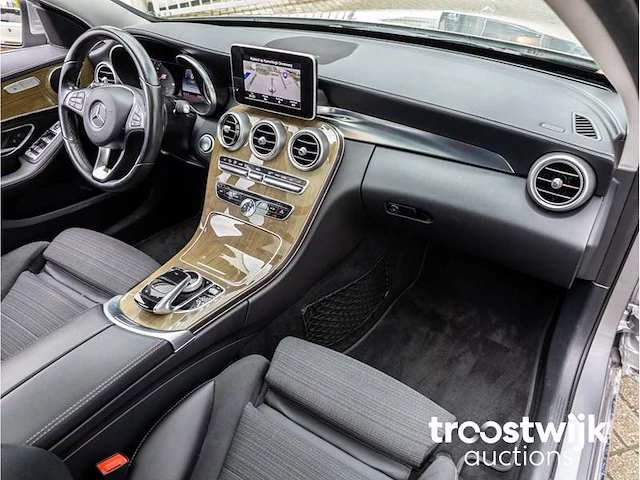 Mercedes-benz c-klasse estate 180 ambition automaat 2015 panoramadak half leder navigatie led stoelverwarming, 3-ztb-78 - afbeelding 6 van  30