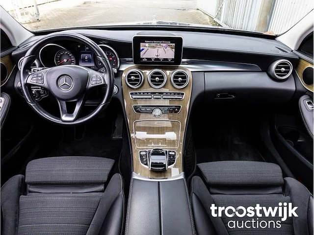 Mercedes-benz c-klasse estate 180 ambition automaat 2015 panoramadak half leder navigatie led stoelverwarming, 3-ztb-78 - afbeelding 7 van  30