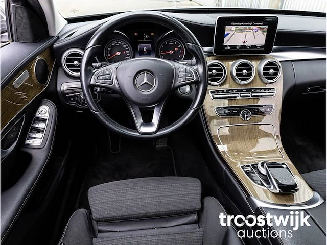 Mercedes-benz c-klasse estate 180 ambition automaat 2015 panoramadak half leder navigatie led stoelverwarming, 3-ztb-78 - afbeelding 10 van  30