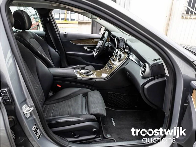 Mercedes-benz c-klasse estate 180 ambition automaat 2015 panoramadak half leder navigatie led stoelverwarming, 3-ztb-78 - afbeelding 20 van  30