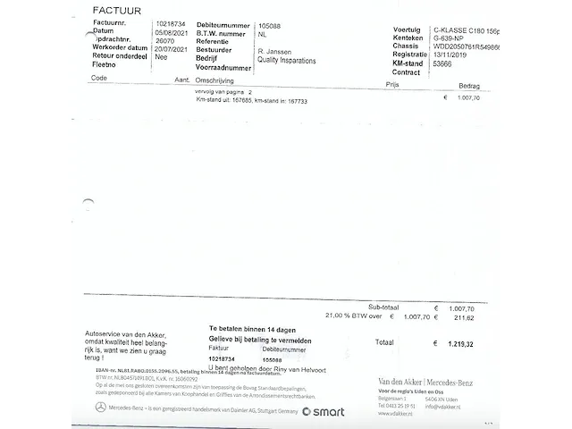 Mercedes-benz c180 amg -my 2020- 156pk c-klasse -orig nl-, g-639-np - afbeelding 70 van  76