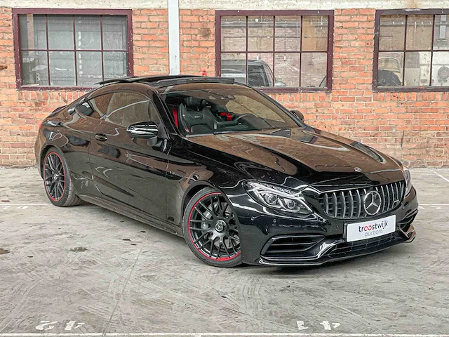 Mercedes-benz c63s amg 4.0 v8 510pk 2018 c-klasse coupé, zt-694-j - afbeelding 5 van  60