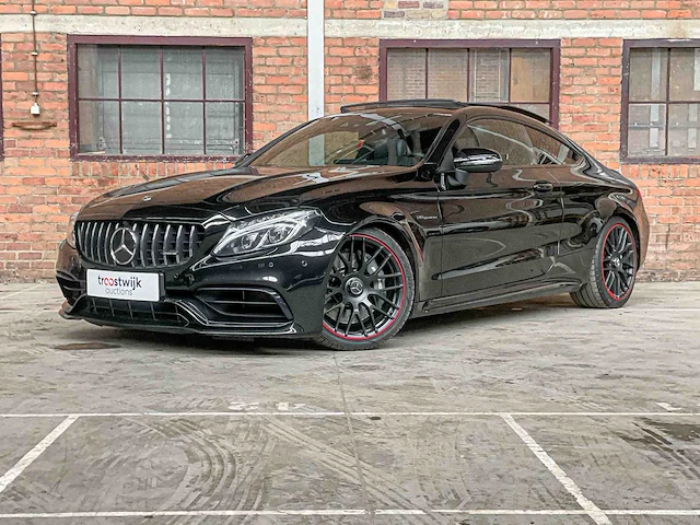 Mercedes-benz c63s amg 4.0 v8 510pk 2018 c-klasse coupé, zt-694-j - afbeelding 1 van  60