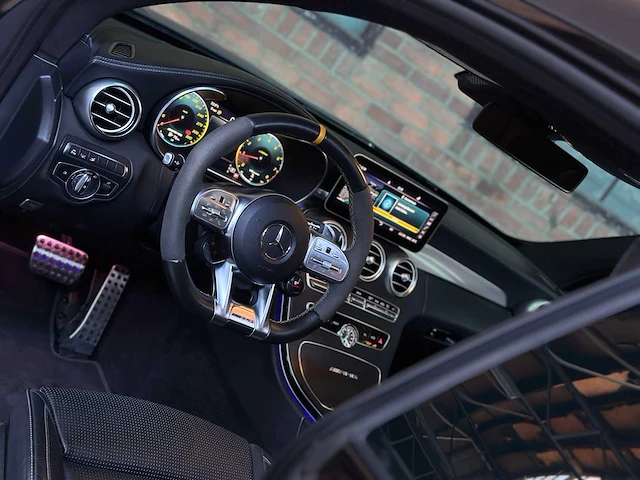 Mercedes-benz c63s amg 4.0 v8 premium plus pack 510pk 2020 c-klasse coupé, z-558-gx - afbeelding 27 van  74