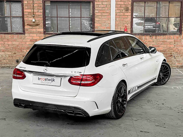 Mercedes-benz c63s amg estate 4.0 v8 510pk 2016 (origineel-nl) c-klasse, jt-407-l - afbeelding 7 van  67