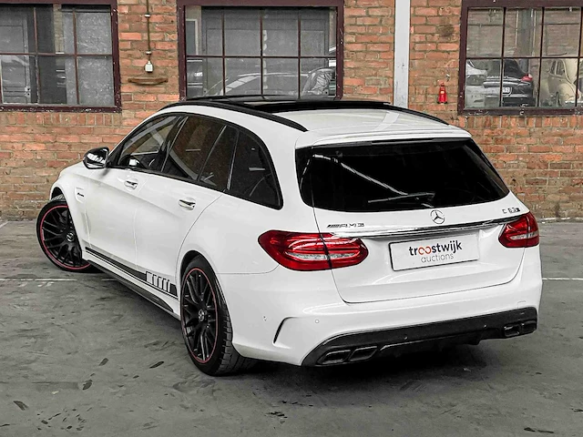 Mercedes-benz c63s amg estate 4.0 v8 510pk 2016 (origineel-nl) c-klasse, jt-407-l - afbeelding 14 van  67