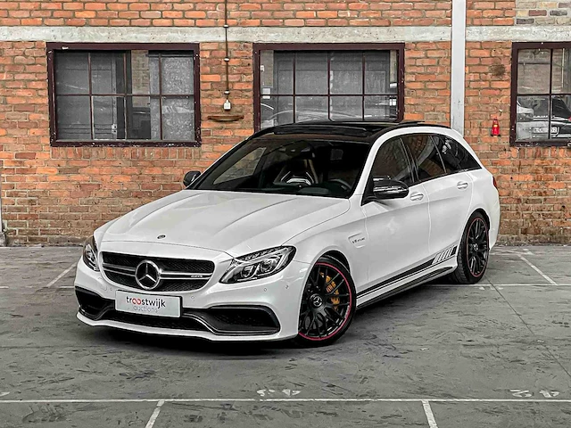 Mercedes-benz c63s amg estate 4.0 v8 510pk 2016 (origineel-nl) c-klasse, jt-407-l - afbeelding 12 van  67