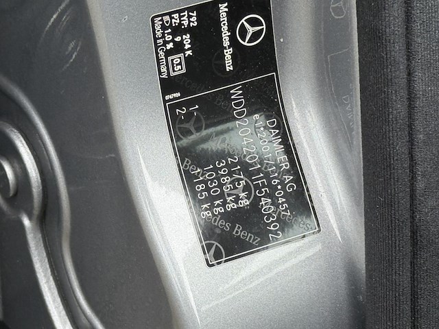 Mercedes-benz classe c sw (s204) c 200 cdi blueefficiency, 2010 - afbeelding 17 van  30