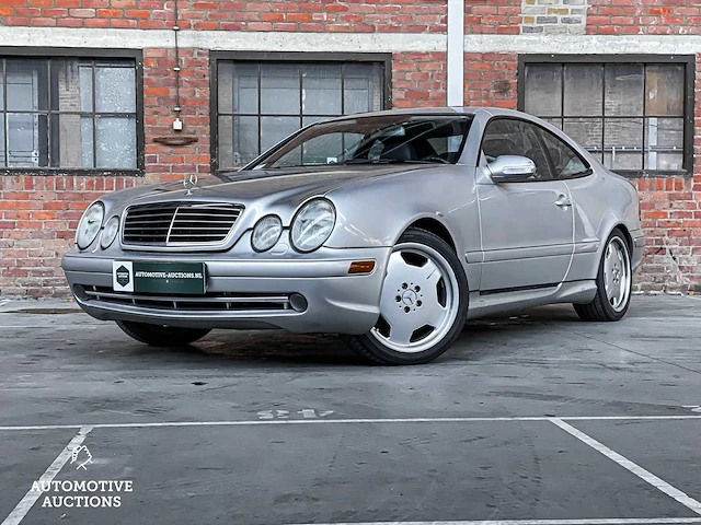 Mercedes-benz clk55 amg 5.5 v8 clk-klasse coupé 347pk 2001, g-042-jd -youngtimer- - afbeelding 1 van  49