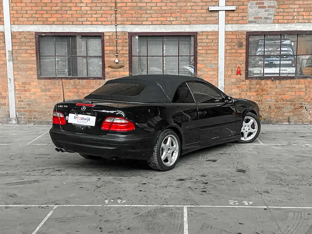 Mercedes-benz clk55 amg cabriolet 5.4 v8 367pk 2002 clk-klasse youngtimer - afbeelding 2 van  34