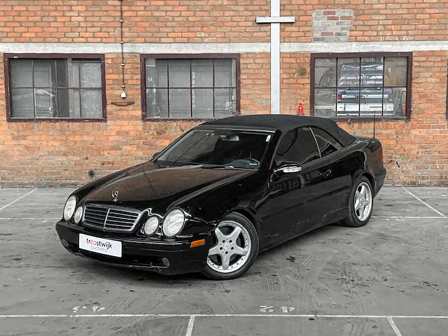 Mercedes-benz clk55 amg cabriolet 5.4 v8 367pk 2002 clk-klasse youngtimer - afbeelding 12 van  34