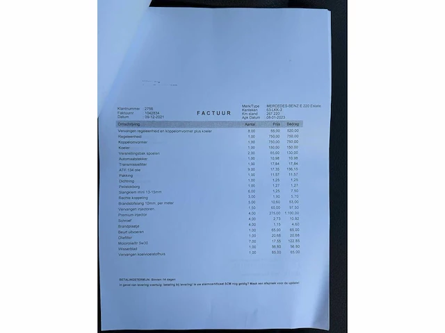 Mercedes-benz e-klasse e220 estate 220 cdi avantgarde org nederlands nap 63-lkk-3 - afbeelding 31 van  44