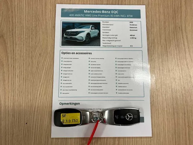 Mercedes-benz eqc400 amg 4matic premium 80 kwh 408pk 2020 eqc-klasse, t-431-ds - afbeelding 76 van  82