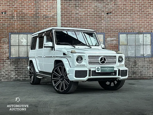 Mercedes-benz g55 amg lang designo 5.5 v8 g-klasse 507pk 700nm 2007 -youngtimer- - afbeelding 54 van  55