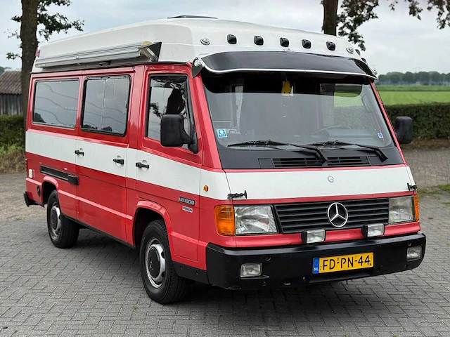 Mercedes benz mb 100 d 2.4 camper kampeerwagen fd-pn-44 - afbeelding 21 van  23