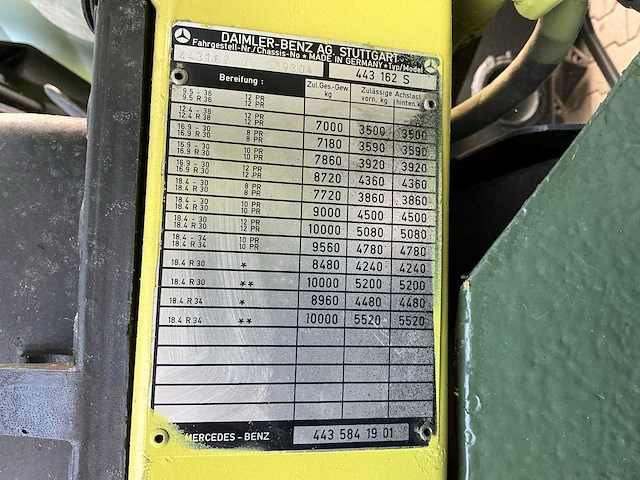 Mercedes-benz mb trac 1500 turbo vierwielaangedreven landbouwtractor - afbeelding 26 van  33