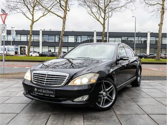 Mercedes-benz s-klasse 320 cdi 235pk automaat 2006 schuifdak vol leer stoel ventilatie 19"inch, 18-xl-pj - afbeelding 1 van  33