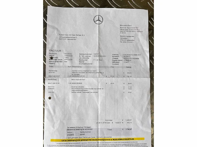 Mercedes-benz s-klasse 500 prestige plus, automaat, sr-958-z - afbeelding 19 van  30
